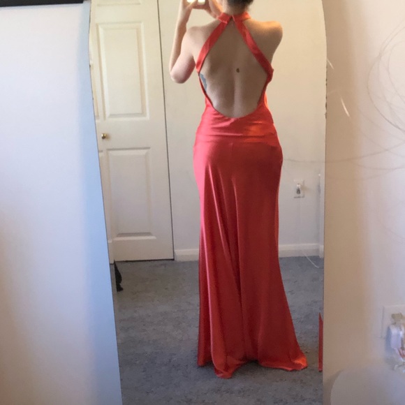 1960s style vintage prom dress - Picture 3 of 7